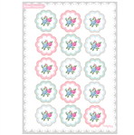Stickers plancha Romantic 15s 1u